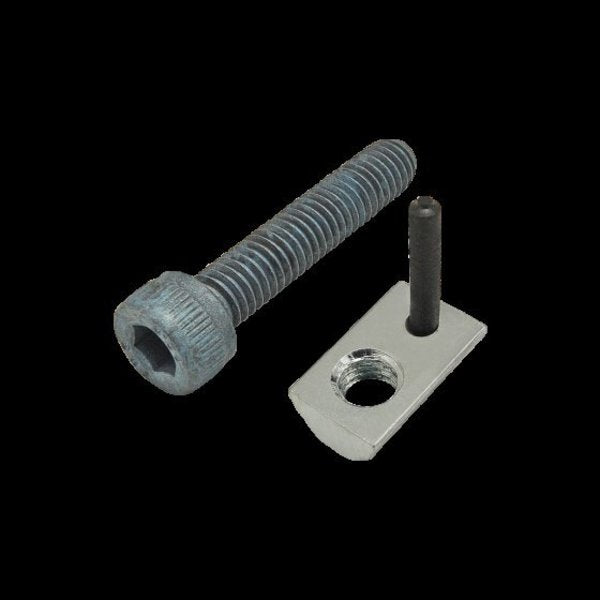 M6-1.00 Socket Head Cap Screw, Blue Zinc Plated Steel, 30 mm Length