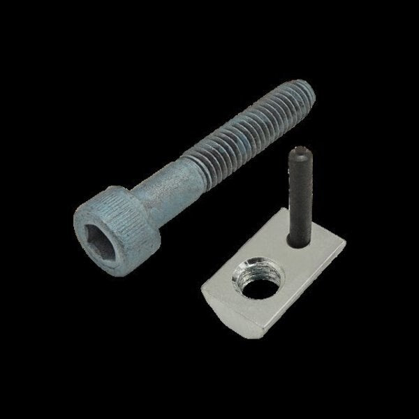 M6-1.00 Socket Head Cap Screw, Blue Zinc Plated Steel, 35 mm Length