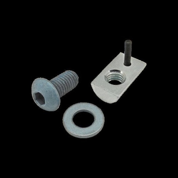 M8-1.25 Socket Head Cap Screw, Blue Zinc Plated Steel, 16 mm Length