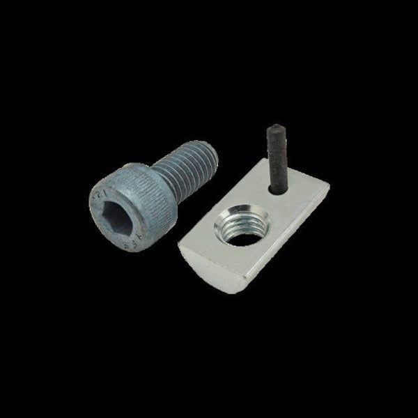 M8-1.25 Socket Head Cap Screw, Black Zinc Plated Steel, 16 mm Length