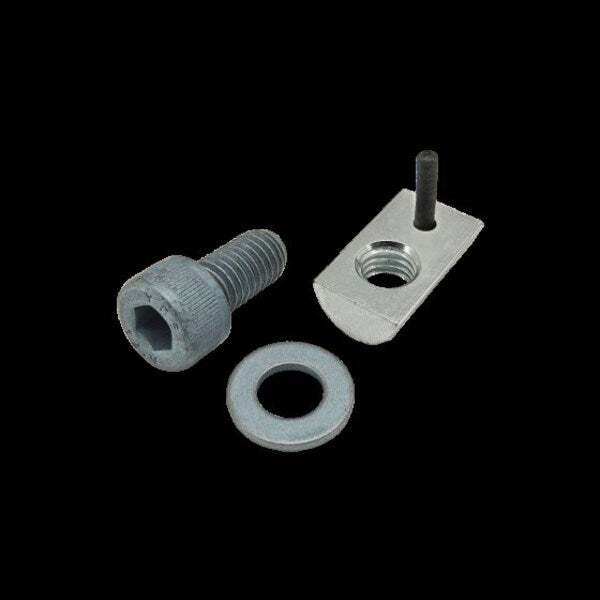M8-1.25 Socket Head Cap Screw, Black Zinc Plated Steel, 16 mm Length