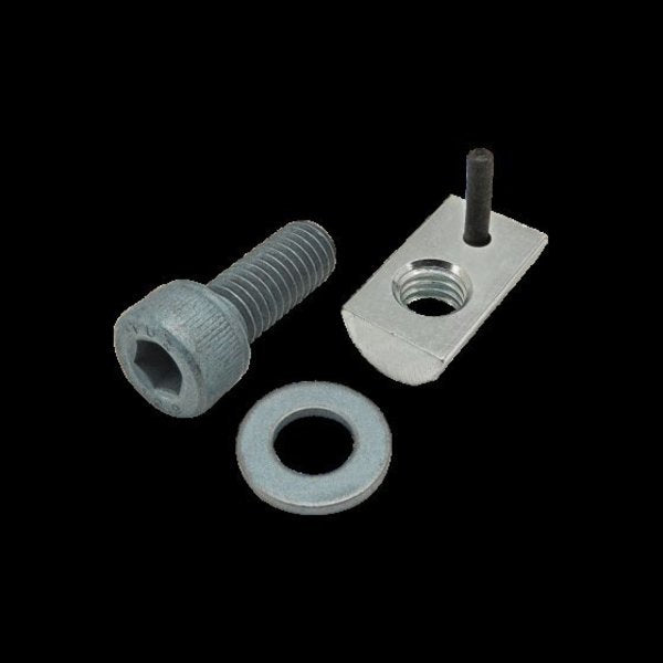 M8-1.25 Socket Head Cap Screw, Black Zinc Plated Steel, 20 mm Length