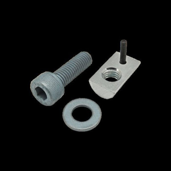 M8-1.25 Socket Head Cap Screw, Blue Zinc Plated Steel, 25 mm Length