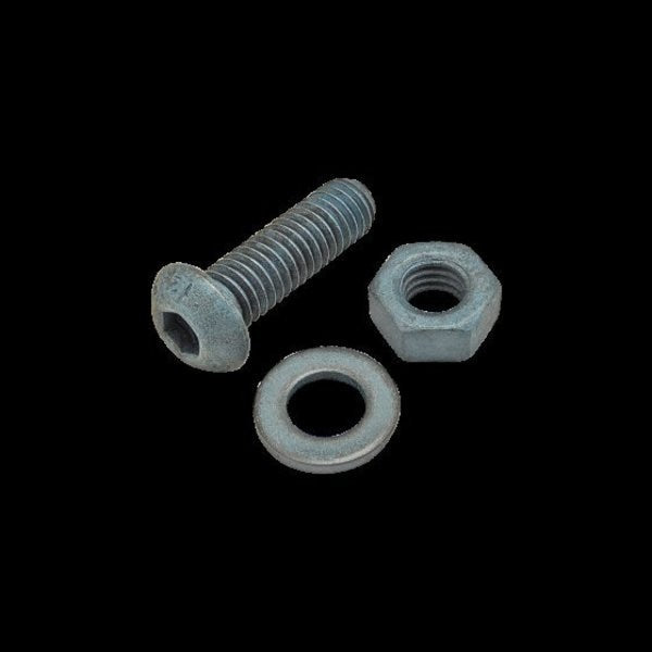 M6-1.00 Socket Head Cap Screw, Blue Zinc Plated Steel, 20 mm Length