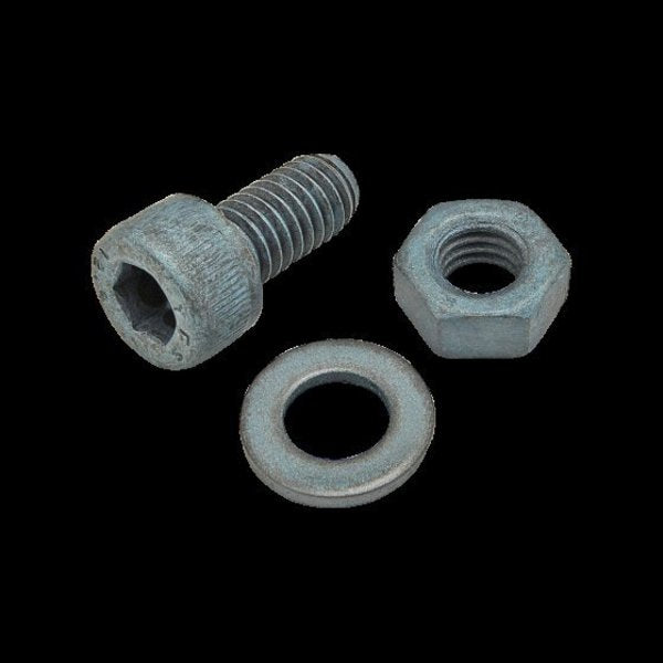 M6-1.00 Socket Head Cap Screw, Blue Zinc Plated Steel, 12 mm Length