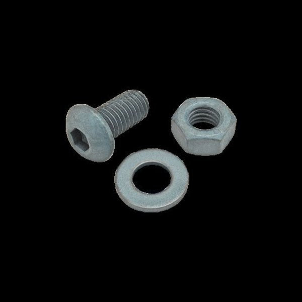 M8-1.25 Socket Head Cap Screw, Blue Zinc Plated Steel, 16 mm Length