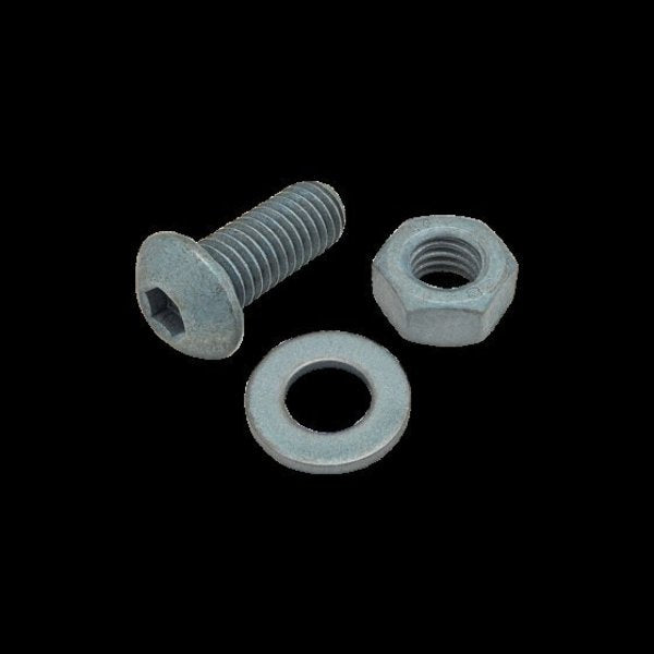 M8-1.25 Socket Head Cap Screw, Blue Zinc Plated Steel, 20 mm Length