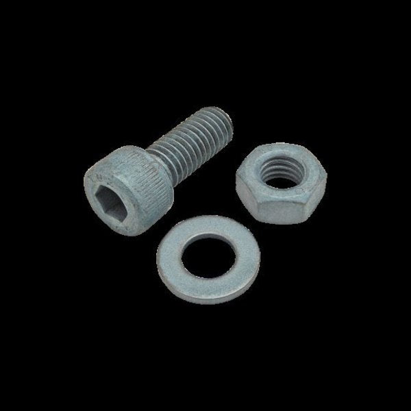 M8-1.25 Socket Head Cap Screw, Black Zinc Plated Steel, 20 mm Length