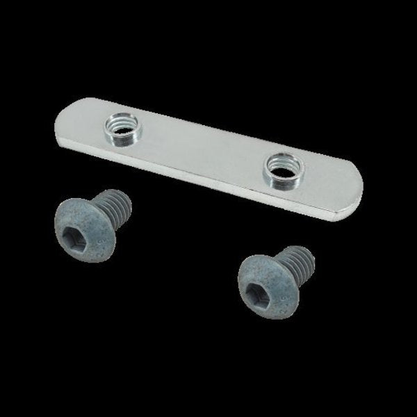 M8-1.25 Socket Head Cap Screw, Blue Zinc Plated Steel, 12 mm Length