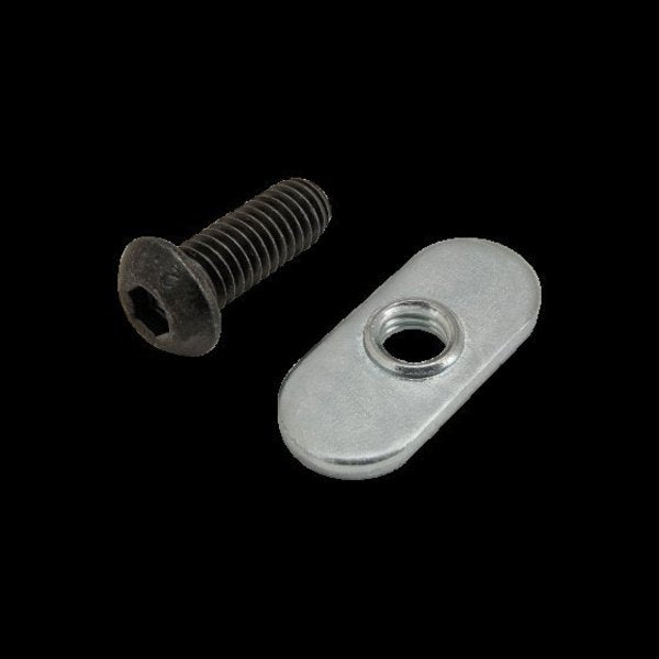 M6-1.00 Socket Head Cap Screw, Blue Zinc Plated Steel, 16 mm Length