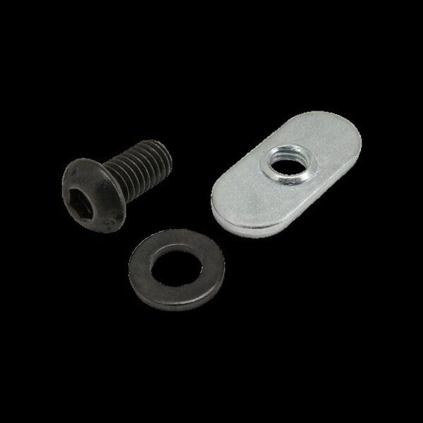 M6-1.00 Socket Head Cap Screw, Blue Zinc Plated Steel, 12 mm Length