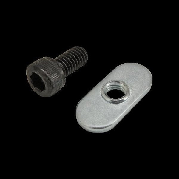 M6-1.00 Socket Head Cap Screw, Blue Zinc Plated Steel, 12 mm Length