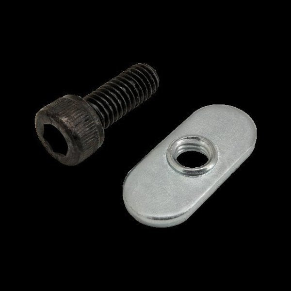 M6-1.00 Socket Head Cap Screw, Blue Zinc Plated Steel, 16 mm Length