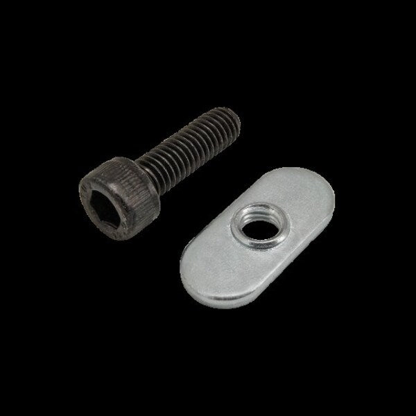 M6-1.00 Socket Head Cap Screw, Blue Zinc Plated Steel, 20 mm Length