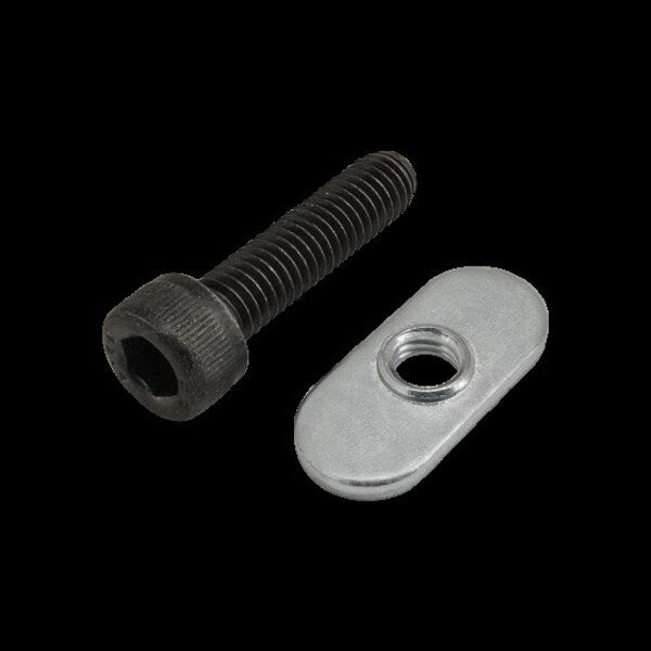 M6-1.00 Socket Head Cap Screw, Blue Zinc Plated Steel, 25 mm Length