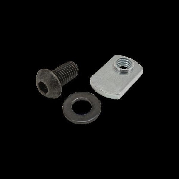M8-1.25 Socket Head Cap Screw, Black Zinc Plated Steel, 16 mm Length