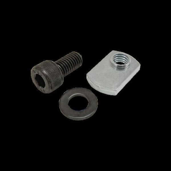 M8-1.25 Socket Head Cap Screw, Black Zinc Plated Steel, 16 mm Length