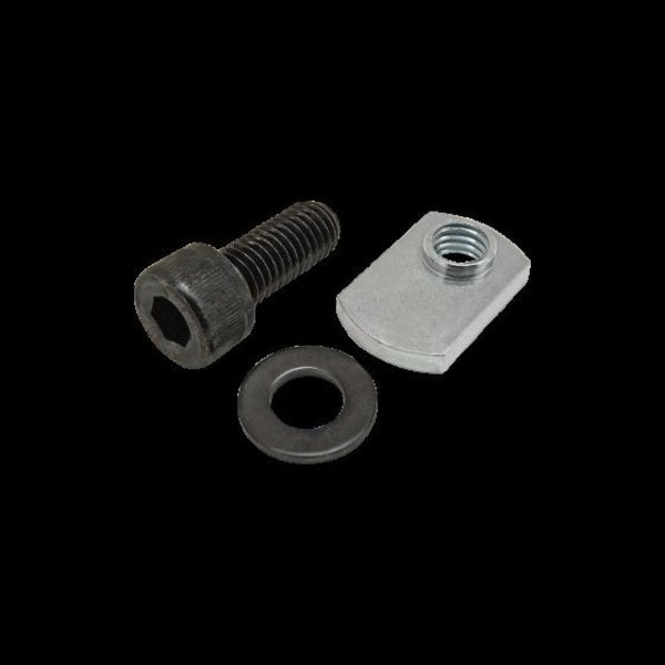 M8-1.25 Socket Head Cap Screw, Black Zinc Plated Steel, 20 mm Length