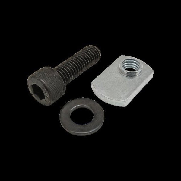 M8-1.25 Socket Head Cap Screw, Blue Zinc Plated Steel, 25 mm Length