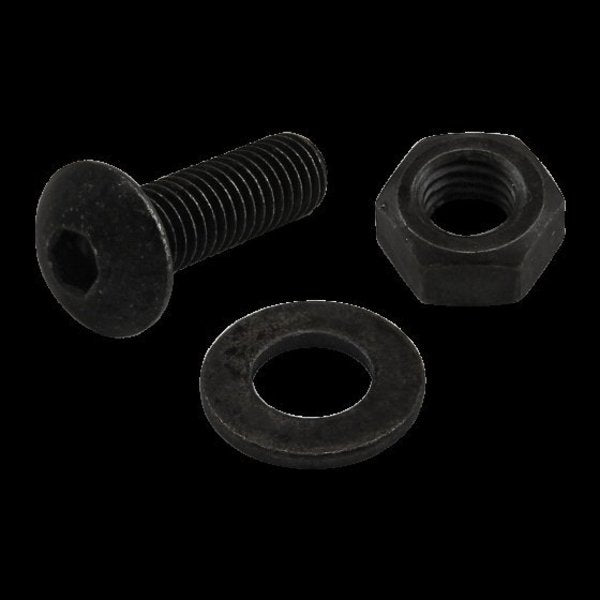 M5-0.80 Socket Head Cap Screw, Black Zinc Plated Steel, 16 mm Length