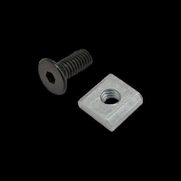M4-0.70 Socket Head Cap Screw, Black Zinc Plated Steel, 10 mm Length