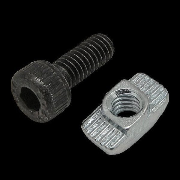 M4-0.70 Socket Head Cap Screw, Black Zinc Plated Steel, 10 mm Length