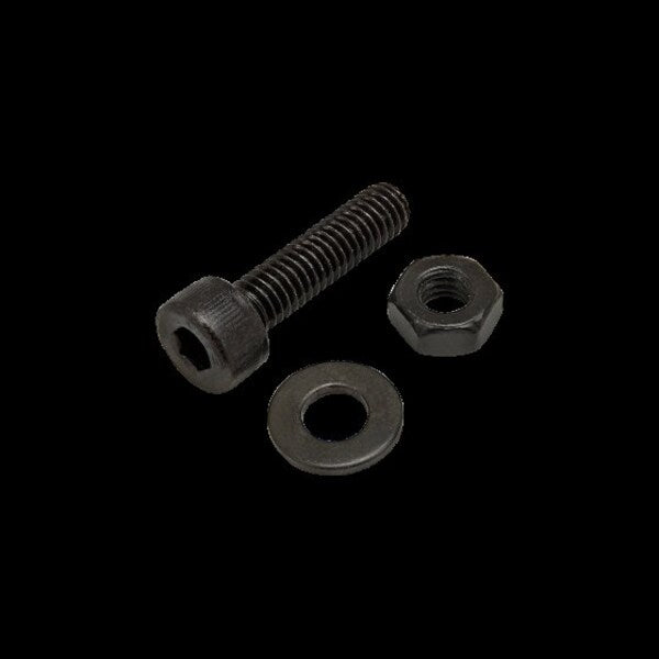 M4-0.70 Socket Head Cap Screw, Black Zinc Plated Steel, 16 mm Length