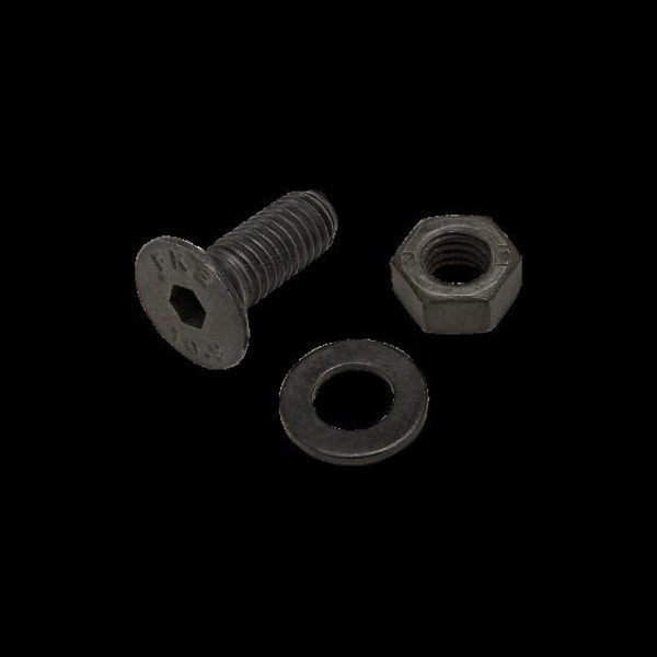 M5-0.80 Socket Head Cap Screw, Black Zinc Plated Steel, 14 mm Length
