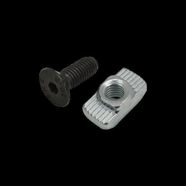 M5-0.80 Socket Head Cap Screw, Black Zinc Plated Steel, 14 mm Length