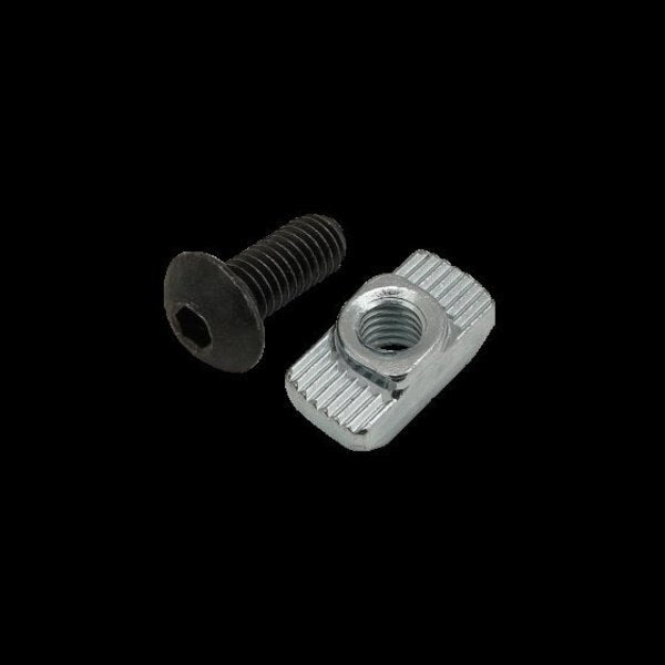 M5-0.80 Socket Head Cap Screw, Black Zinc Plated Steel, 12 mm Length
