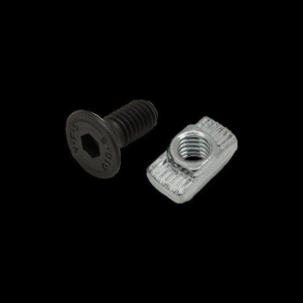 M6-1.00 Socket Head Cap Screw, Black Zinc Plated Steel, 14 mm Length