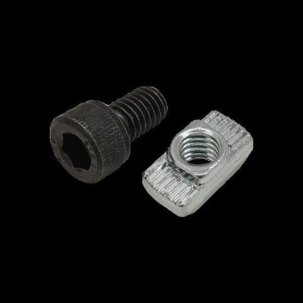 M6-1.00 Socket Head Cap Screw, Blue Zinc Plated Steel, 10 mm Length