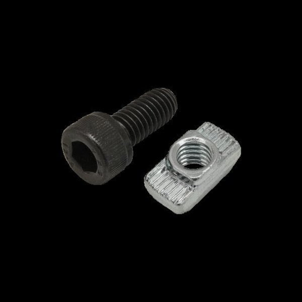 M6-1.00 Socket Head Cap Screw, Black Zinc Plated Steel, 14 mm Length