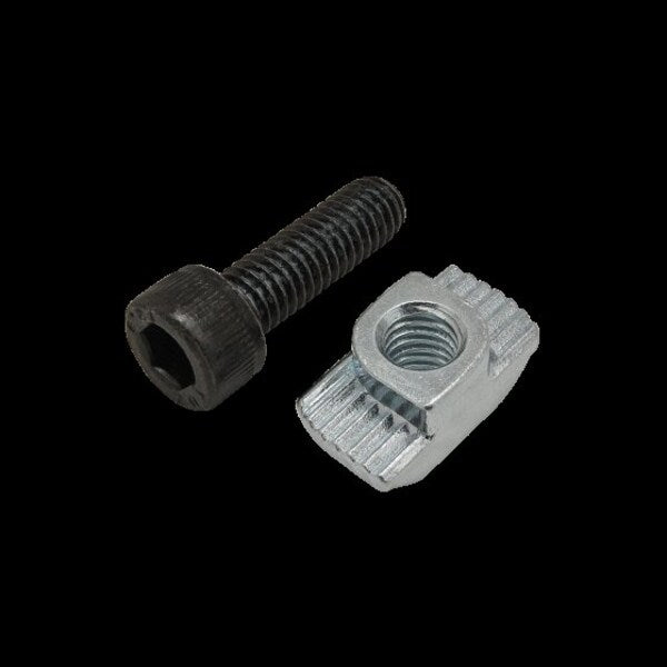 M6-1.00 Socket Head Cap Screw, Blue Zinc Plated Steel, 20 mm Length