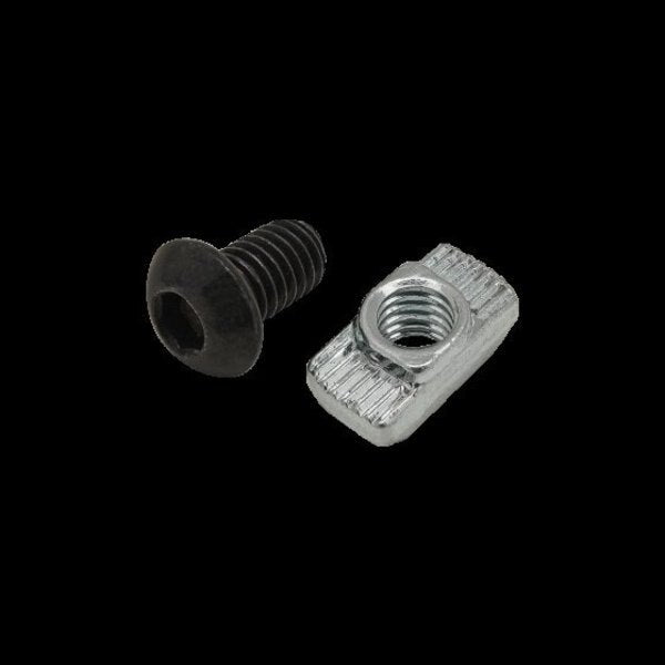 M6-1.00 Socket Head Cap Screw, Blue Zinc Plated Steel, 10 mm Length