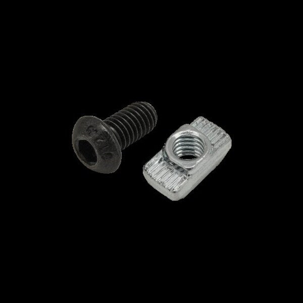 M6-1.00 Socket Head Cap Screw, Blue Zinc Plated Steel, 12 mm Length