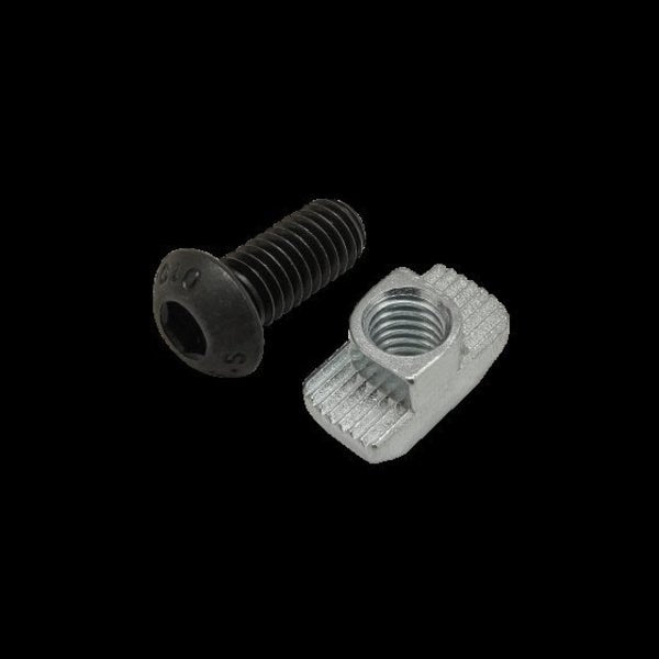 M6-1.00 Socket Head Cap Screw, Black Zinc Plated Steel, 14 mm Length