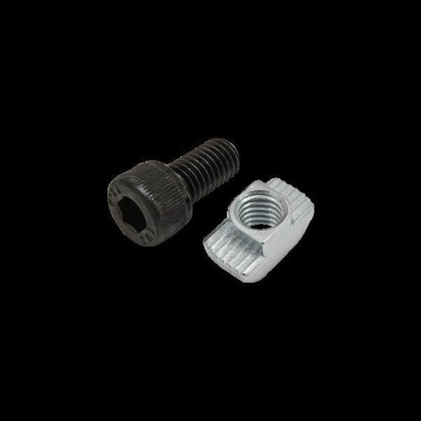 M8-1.25 Socket Head Cap Screw, Black Zinc Plated Steel, 16 mm Length
