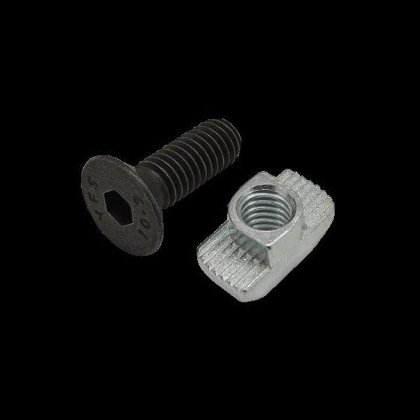 M6-1.00 Socket Head Cap Screw, Black Zinc Plated Steel, 18 mm Length