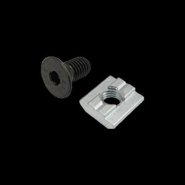 M8-1.25 Socket Head Cap Screw, Black Zinc Plated Steel, 16 mm Length