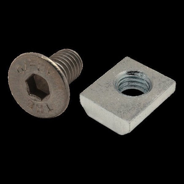M6-1.00 Socket Head Cap Screw, Plain Stainless Steel, 12 mm Length