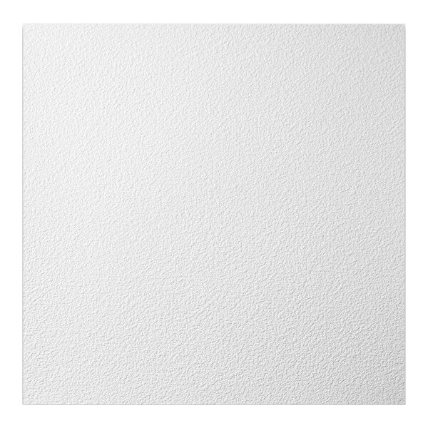 Stucco Pro Ceiling Tile, 24 in W x 24 in L, 12 PK