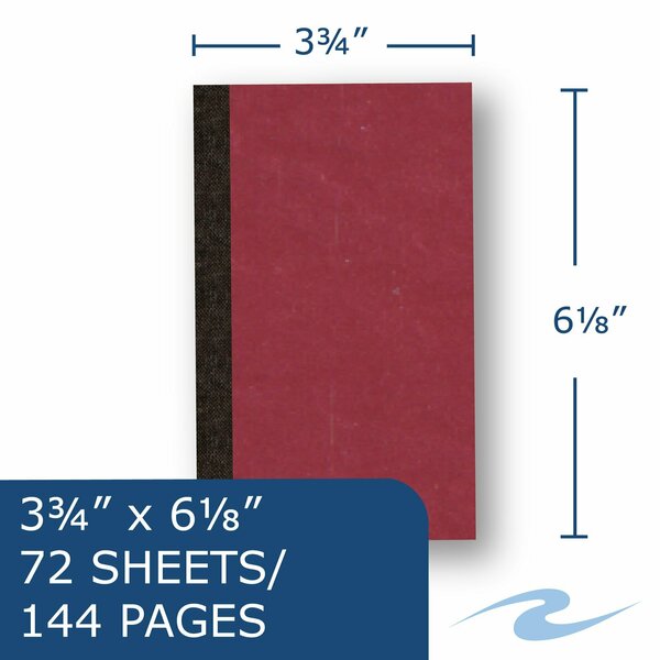 Case of Red Memo Books, Pocket Sized 6.125