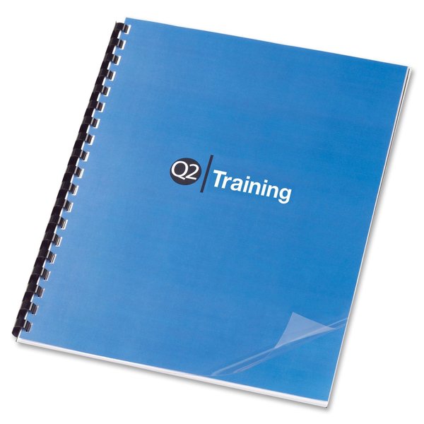 Binding Covers, Plastic, Clear, PK100