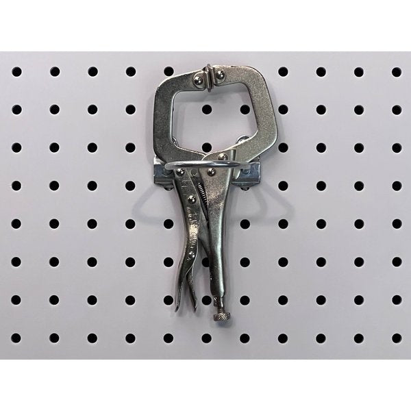 1-3/4 In. I.D. Steel Double Mount U-Shape Pegboard Hook for 1/8 In. and 1/4 In. Pegboard 5 Pack