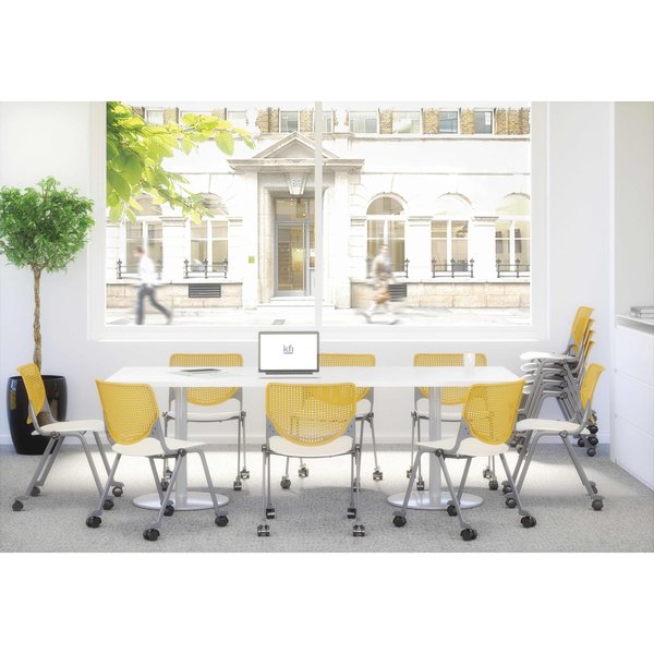 Poly Stack Chair, Brownstone Seat