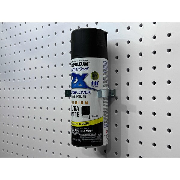 1-7/8 In. to 2-3/4 In. Hold Range Steel Ext Spring Clips for 1/8 In. and 1/4 In. Pegboard 5 Pk