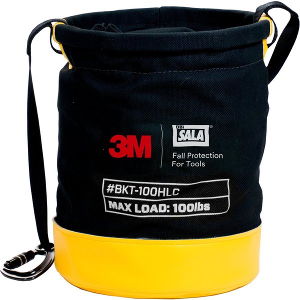 Safe Bucket Rated Hook and Loop Canvas, Canvas, Black/Yellow