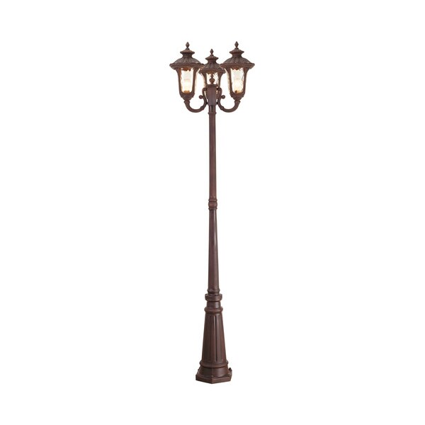 Oxford 3 Light Imperial Bronze Outdoor 3 Head Post