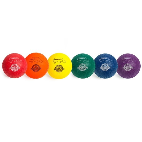 Rhino Skin Soft Playground Ball, Cler, PK6
